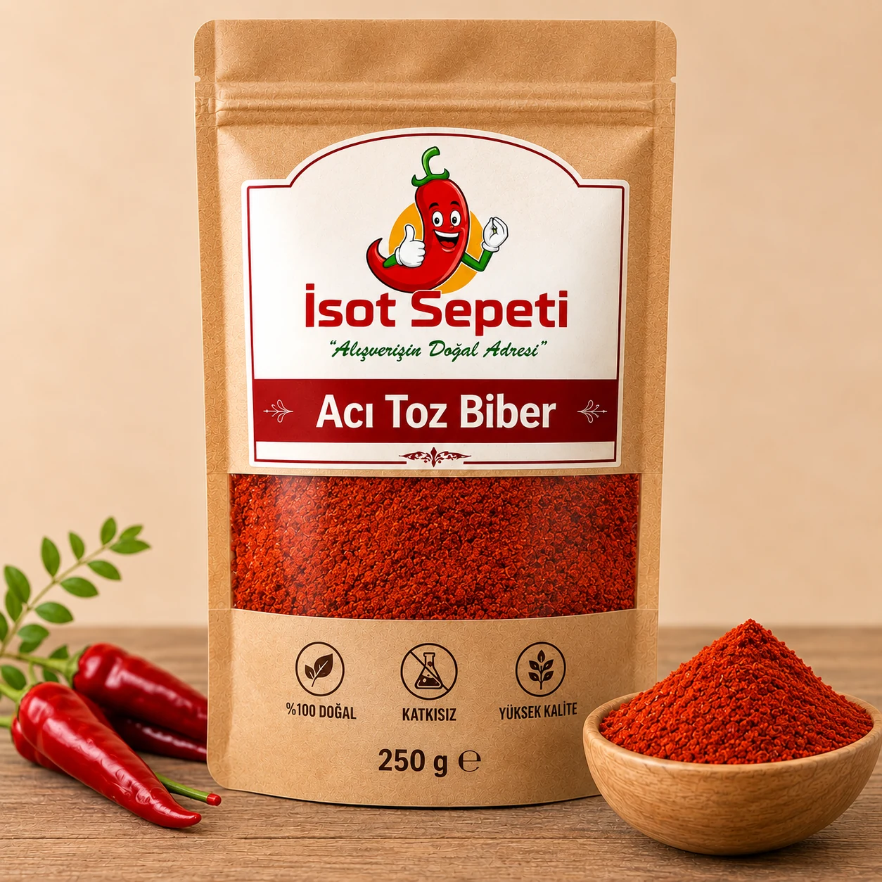 İsot Sepeti Acı Toz Biber