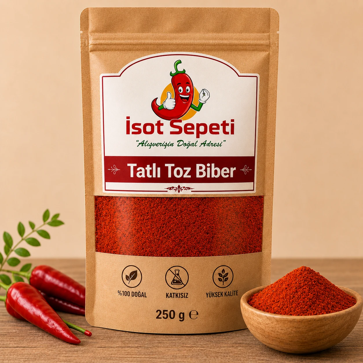 İsot Sepeti Tatlı Toz Biber