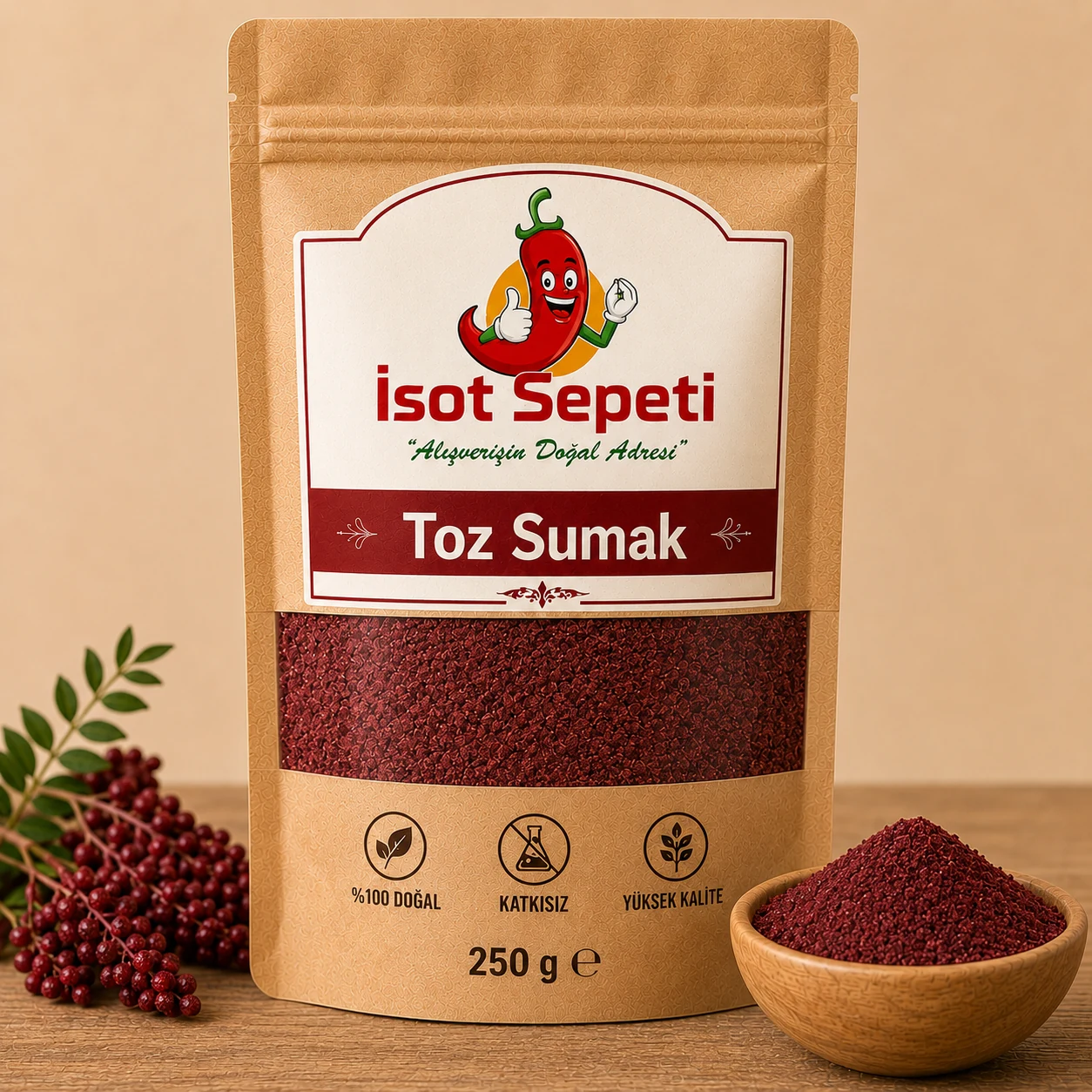 İsot Sepeti Toz Sumak